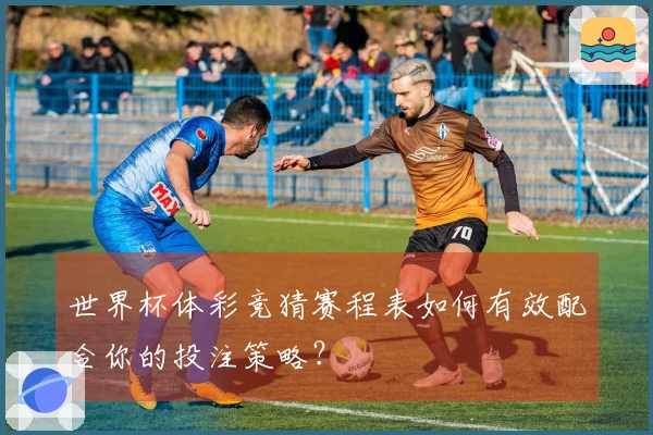 世界杯体彩竞猜赛程表如何有效配合你的投注策略？