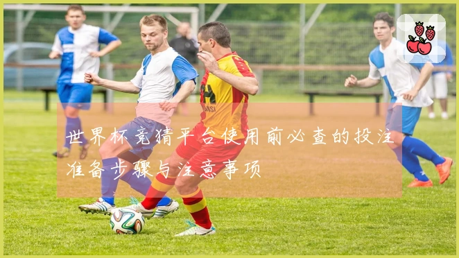世界杯竞猜平台使用前必查的投注准备步骤与注意事项